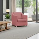 Ver imagem 1 de Poltrona Decorativa Mila Confortável para Sala Recepção Manicure Pés Cromado - Clique e Decore