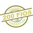 Ver imagem 2 de Jogo Lençol Casal 3 Pc (1,88m x 1,38m x 40cm alt) Percal 200 Fios 100% Algodão