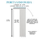 Ver imagem 4 de Mlt Porta Sanfonada Pvc 0,72 Branco Neve