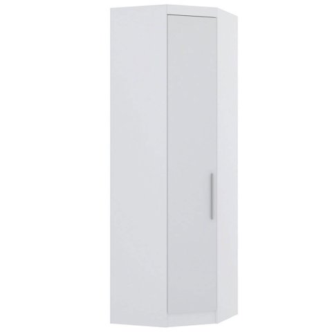 Guarda Roupa de Canto Diagonal Modulado 70cm 1 Porta Alpes Luciane Móveis