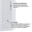Ver imagem 4 de Guarda Roupa de Canto Diagonal Modulado 70cm 1 Porta Alpes Luciane Móveis