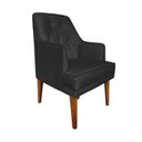 Ver imagem 2 de Kit 4 Cadeiras Paris + 2 Paris Retro Suede Preto Dominic Decor