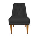 Ver imagem 7 de Kit 4 Cadeiras Paris + 2 Paris Retro Suede Preto Dominic Decor