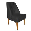 Ver imagem 5 de Kit 4 Cadeiras Paris + 2 Paris Retro Suede Preto Dominic Decor