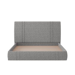 Cama Flutuante Star Queen em Linho Sky Box Cinza - 4