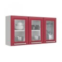 Ver imagem 2 de Cozinha Compacta 3 Peças Luce Itatiaia com 5 Portas de Vidro Luce 2018 Itatiaia