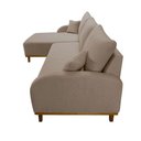 Ver imagem 4 de Sofá Albano Veludo 250 Chaise Lado Esquerdo Meu Sofá Online B002 Veludo Capuccino