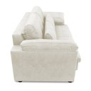 Ver imagem 7 de Sofá Retrátil Manual Sala de Estar Nolan Bipartido 175cm Conforto Premium em Couro Branco Manchado G