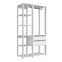 Ver imagem 2 de Guarda-Roupa Closet Modulado com 2 Gavetas 100cm Multimóveis Crpro-CLO005 Branco