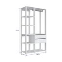 Ver imagem 3 de Guarda-Roupa Closet Modulado com 2 Gavetas 100cm Multimóveis Crpro-CLO005 Branco