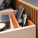 Ver imagem 2 de Mesa de Cabeceira Madri Suspensa para Quarto - Off White com Cinamomo