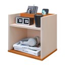 Ver imagem 1 de Mesa de Cabeceira Madri Suspensa para Quarto - Off White com Cinamomo