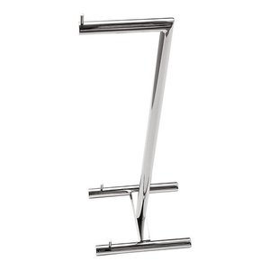 Papeleira De Piso Com Revisteiro Inox - Kromus Me0208