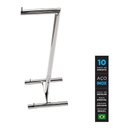 Ver imagem 2 de Papeleira De Piso Com Revisteiro Inox - Kromus Me0208