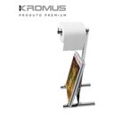 Ver imagem 4 de Papeleira De Piso Com Revisteiro Inox - Kromus Me0208
