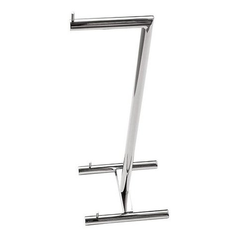 Papeleira de Piso com Revisteiro Inox - Kromus ME0208