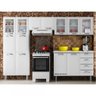 Cozinha Compacta 3 Peças 5 Portas de Vidro sem Balcão Premium Itatiaia - 1