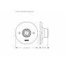 Luminária de Teto Plafon Taschibra Porcelana 1x E27 - Branco - 2