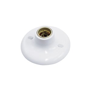Luminária de Teto Plafon Taschibra Porcelana 1x E27 - Branco