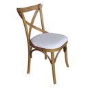 Ver imagem 2 de Cadeira Katrina Assento Estofado G em Corino Mel