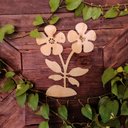 Ver imagem 4 de Quadro Placa Flor Margarida em Mdf para Pintura Jardim Decoração…