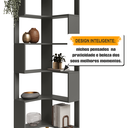 Ver imagem 3 de Estante Multiuso de Canto Berlim 6 Prateleiras Rv Móveis