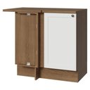 Ver imagem 1 de Balcão de Canto 1 Porta Rustic/Branco Vik Madesa