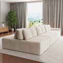 Ver imagem 1 de Sofá Ilha Sofisticato com Encosto Automático 3.00 -avelã