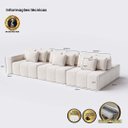 Ver imagem 3 de Sofá Ilha Sofisticato com Encosto Automático 3.00 -avelã