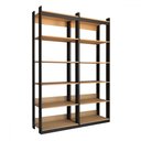 Ver imagem 3 de Closet Industrial Marseille 10 Prateleiras Black/brise - Panorama Móveis