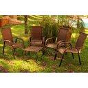 Ver imagem 2 de Conj Cadeira Area Externa Chuva Sol Resistente Trama Original Capuccino