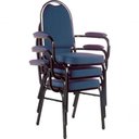 Ver imagem 1 de Kit com 3 Cadeiras para Auditório Linha Hotel Azul