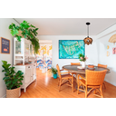 Ver imagem 4 de Luminária Lustre Pendente E27 Madeira Teto Sala Cozinha Lúpulo P Cor Pau Ferro