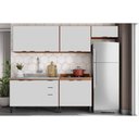 Ver imagem 1 de Cozinha Modulada Demóbile 5 Peças Firenze C5p156 Amendola/nude Prime Tx