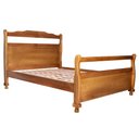 Ver imagem 1 de Cama Queen Madeira Macica 171 cm Glesa Pes Torneados Mogno Mell Nath
