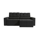 Ver mais imagens de Sofá Retrátil Domus 228cm Suede Mescla Grafite Kappesberg