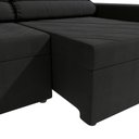 Ver imagem 6 de Sofá Retrátil Domus 228cm Suede Mescla Grafite Kappesberg