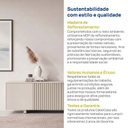 Ver imagem 7 de Rack para TV até 60 Polegadas 180x51cm Portas Ripadas Aruá CabeCasa MadeiraOriginals