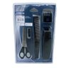 Kit Aparador Pelos Cabelo Barba Nariz Bigode Máquina Cortador Tesoura Pente 5 Peças - 3
