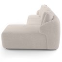 Ver imagem 7 de Sofá 4 Lugares com Chaise Direito Sala Living 288cm Arlo F04 Bouclê Bege - Lyam Decor