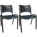 Ver imagem 4 de Kit 10 Cadeiras Iso Fixa Empilhável Ideal Para Recepção Salão Igreja Escritório Reforçada Medcombo C