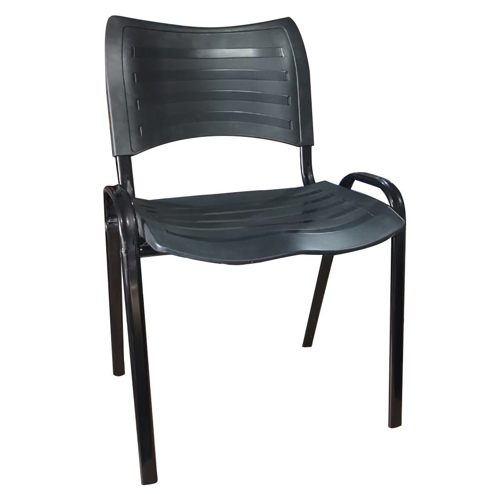 Kit 10 Cadeiras Iso Fixa Empilhável Ideal Para Recepção Salão Igreja Escritório Reforçada Medcombo C - 2