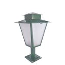 Ver imagem 1 de Poste de Jardim P1 Colonial Quadrado 50cm em Aço Verde