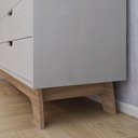 Ver imagem 2 de Cômoda 5 Gavetas 80cm Alice - Branco