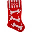 Ver imagem 1 de Bota Meia Natalina Decoração Tecido Woof Woof 48cm