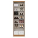 Ver imagem 5 de Guarda Roupa Casal 04 Portas 04 Gavetas B383 com Armário Multiuso Margarida Cinamomo Off White-