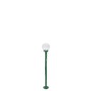 Ver imagem 1 de Poste de Jardim com Globo de Vidro Transparente 1,20m P10/b10 em Aço Verde