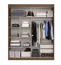 Ver imagem 2 de GUARDA ROUPA HERVAL PH 1693 - COR CEDRO - COM ESPELHO