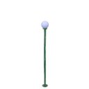 Ver imagem 1 de Poste de Jardim com Globo de Polietileno Leitoso 1,75m P10/b10 em Aço Verde