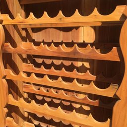 Adega Rústica Bar Vertical Para Vinhos Em Madeira Demolição Libertas Rosas Artesanato Armário Adega - 7